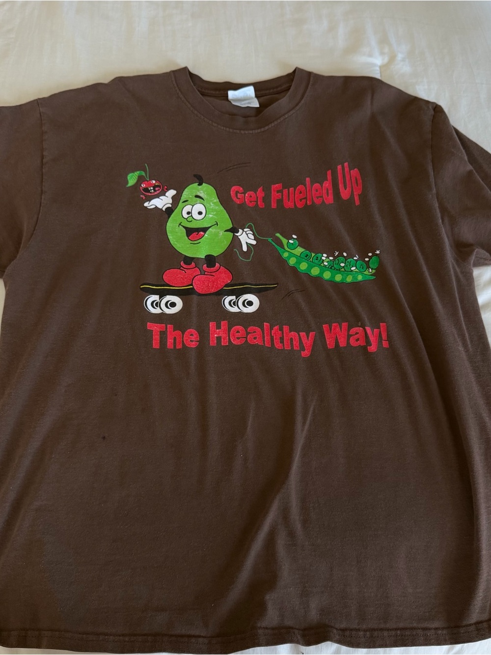 Brown vintage fruit tee - Picture 2 of 3